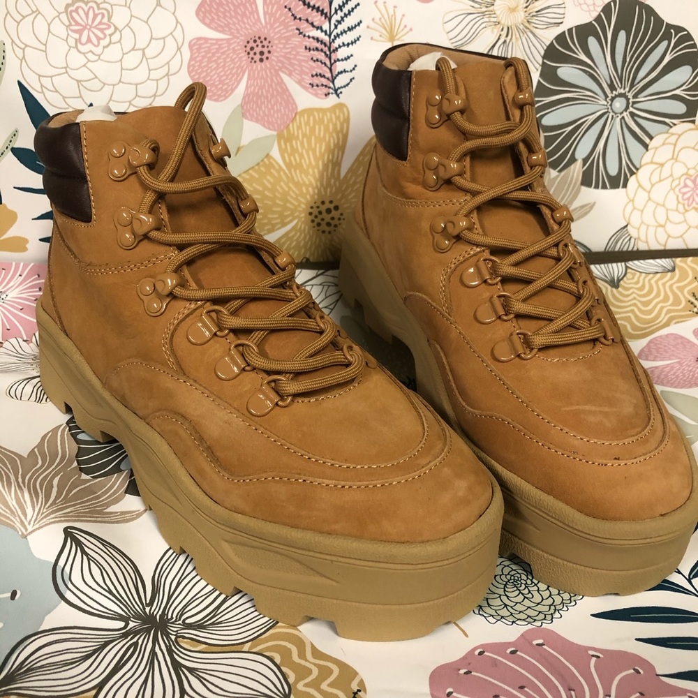 Camel Ankle Boots